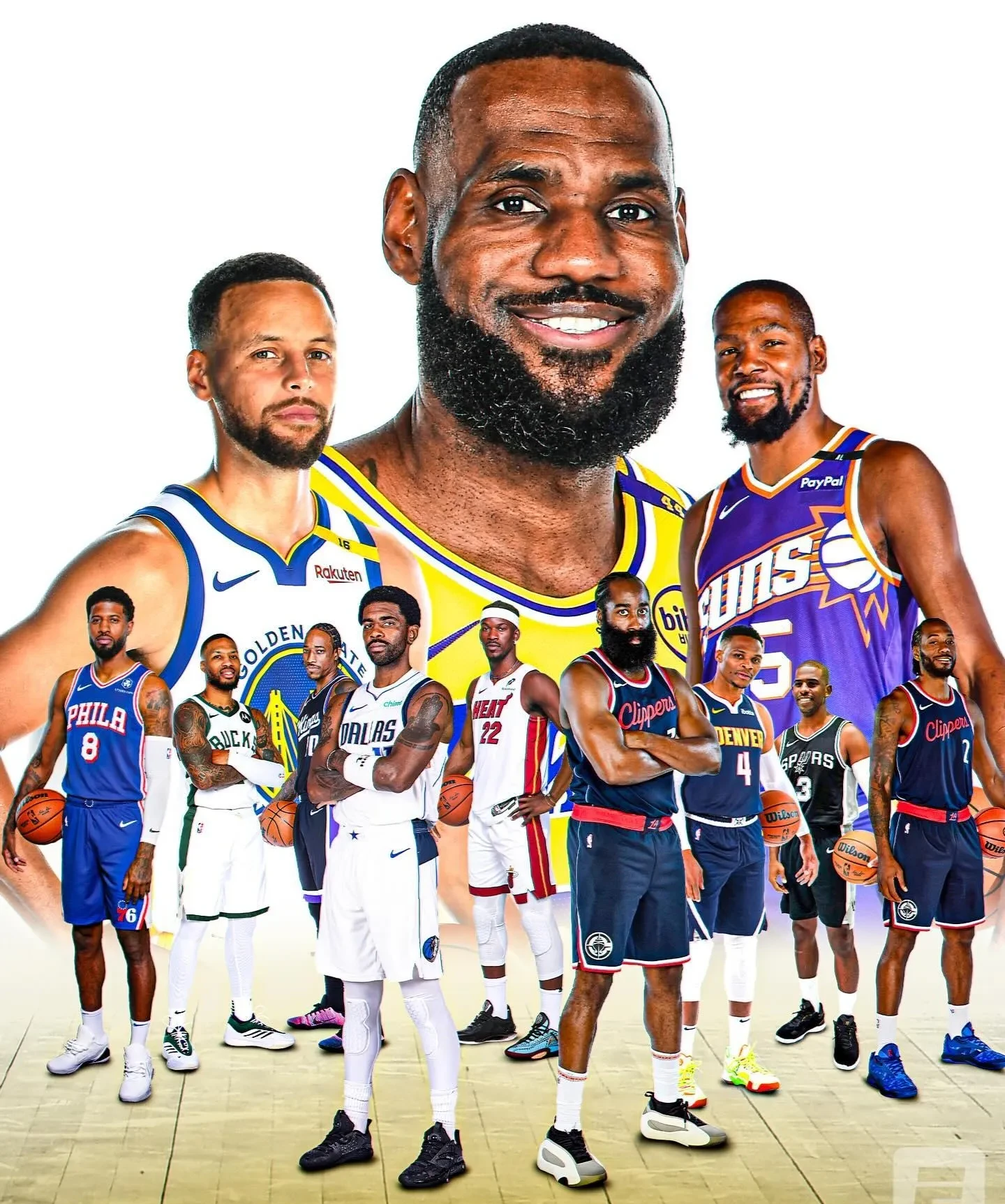 美国男篮鏖战爵士，詹姆斯完成帽子戏法